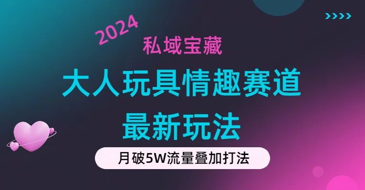 私域宝藏：大人玩具情趣赛道合规新玩法，零投入，私域超高流量成单率高-想要创业网