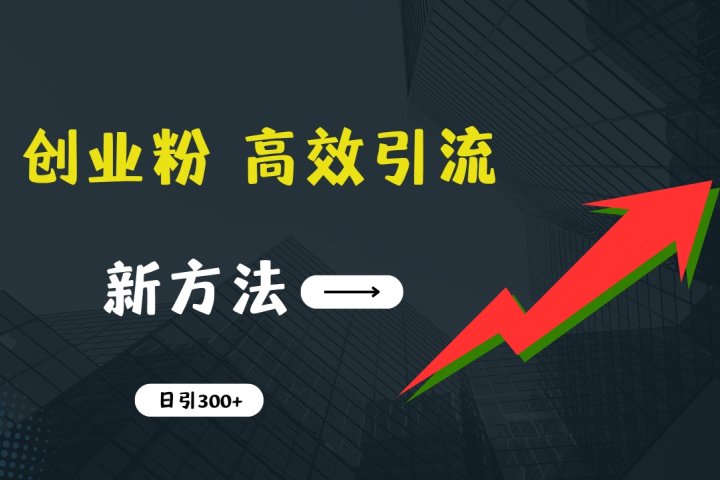 快速引流创业粉：抖音工具号日引300+实战技巧，创业粉引流全攻略，只做实战高手-想要创业网