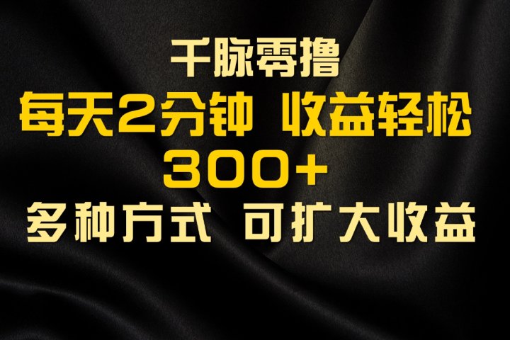 千脉添加好友，每天几分钟，可多号操作，收益轻松几张-想要创业网
