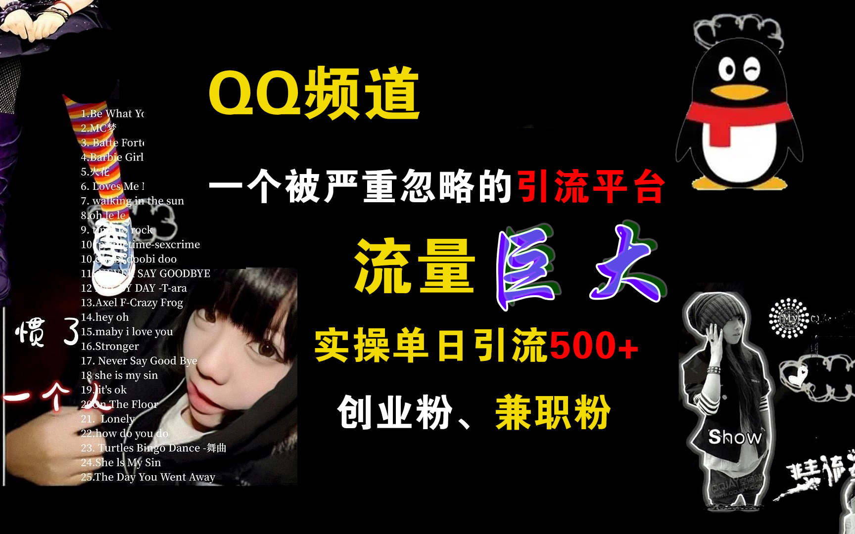 图片[1]-QQ频道，一个被严重忽略的引流平台，流量巨大，实操单日引流500+创业粉、兼职粉-想要创业网