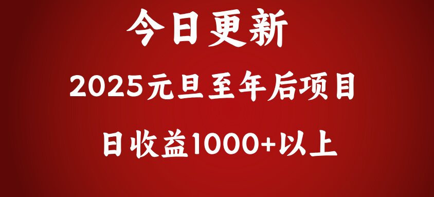 翻身项目，日收益1000+以上-想要创业网