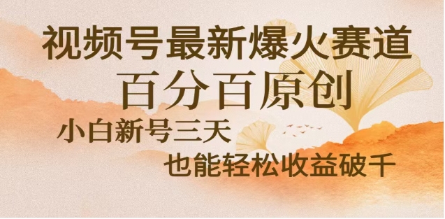 视频号独家玩法，老年养生赛道，无脑搬运爆款视频，日入2000+-想要创业网
