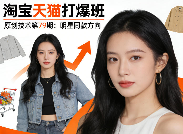 《淘宝天猫打爆班》原创技术第79期：明星同款方向-想要创业