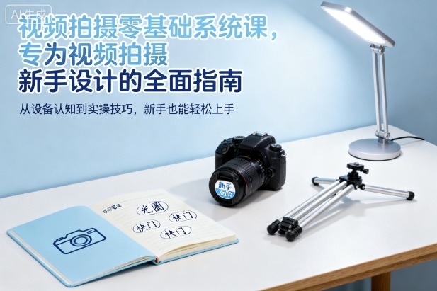 视频拍摄零基础系统课，专为视频拍摄新手设计的全面指南-想要创业网