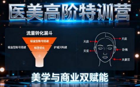 0-1000万医美高阶特训营课程-想要创业网