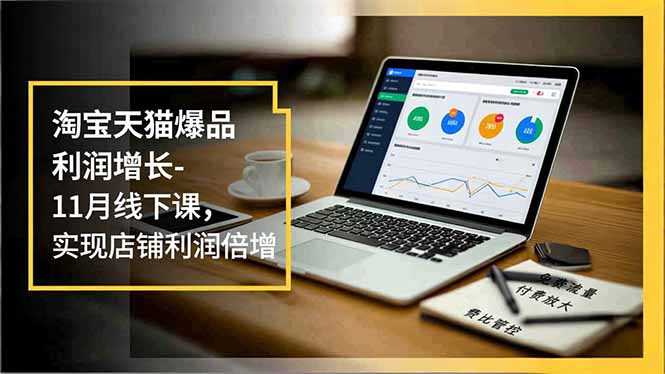淘宝天猫爆品利润增长-11月线下课，免费流量、付费放大、费比管控，实现店铺利润倍增-想要创业网