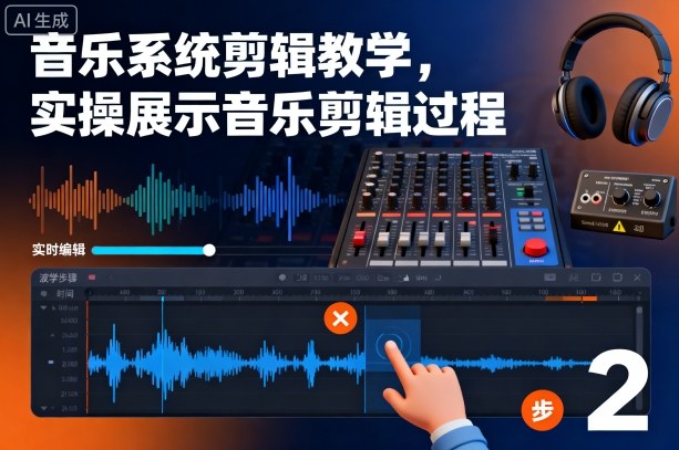 音乐系统剪辑教学,实操展示音乐剪辑过程-想要创业网