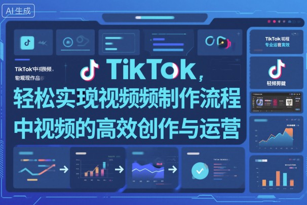 TikTok中视频制做流程，轻松实现Tk中视频的高效创作与运营-想要创业网