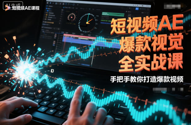 短视频AE爆款视觉全实战课,手把手教你打造爆款视频-想要创业网
