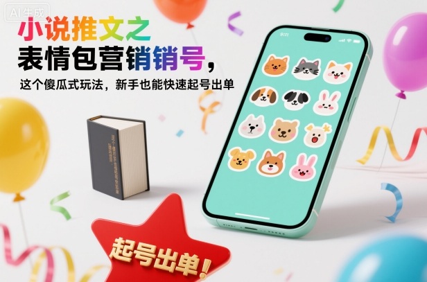 小说推文之表情包营销号,这个傻瓜式玩法,新手也能快速起号出单-想要创业网