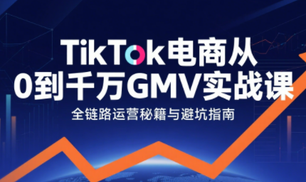 三千老师·TikTok电商从0到千万GMV实战课(更新)-想要创业