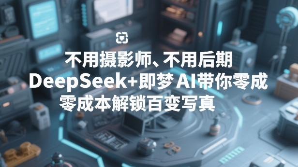 不用摄影师、不用后期，DeepSeek+即梦AI带你零成本解锁百变写真！-想要创业