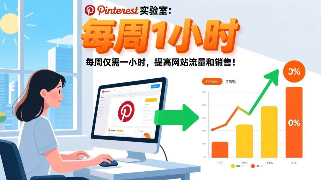 （17505期）Pinterest实验室：每周仅需一小时，提高网站流量和销售！-想要创业