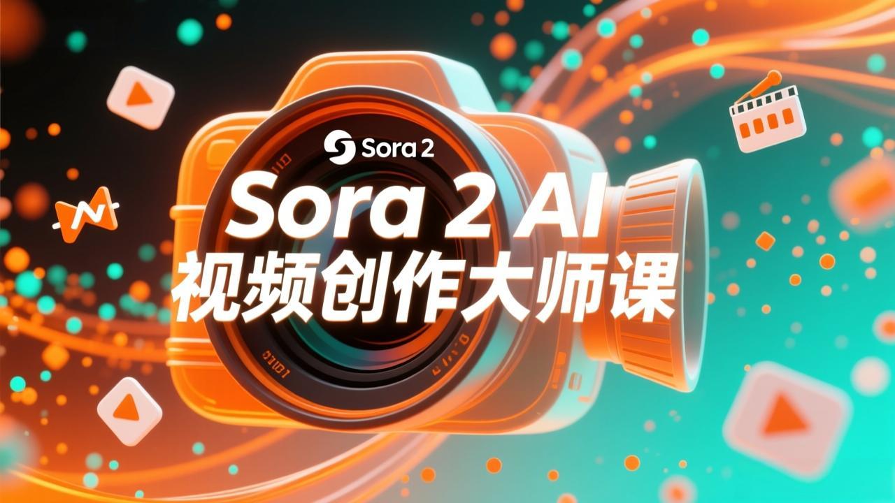 如何利用Sora 2创建流行AI人工智能视频大师班教程：掌握创作全流程，产出百万播放内容-想要创业