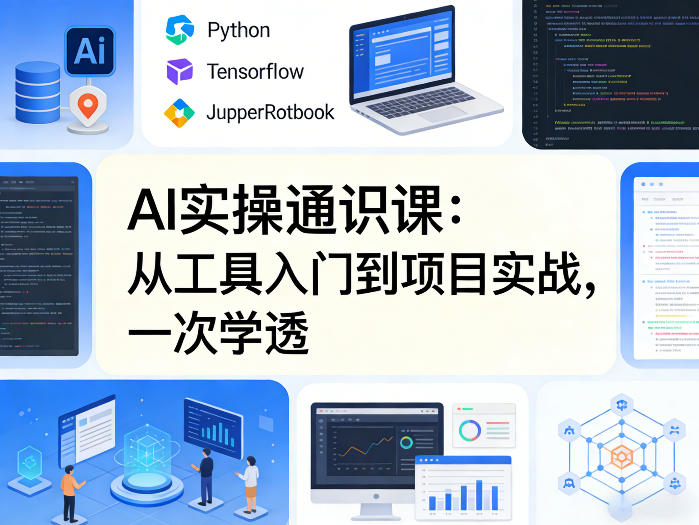 AI实操通识课，从工具入门到项目实战，一次学透-想要创业