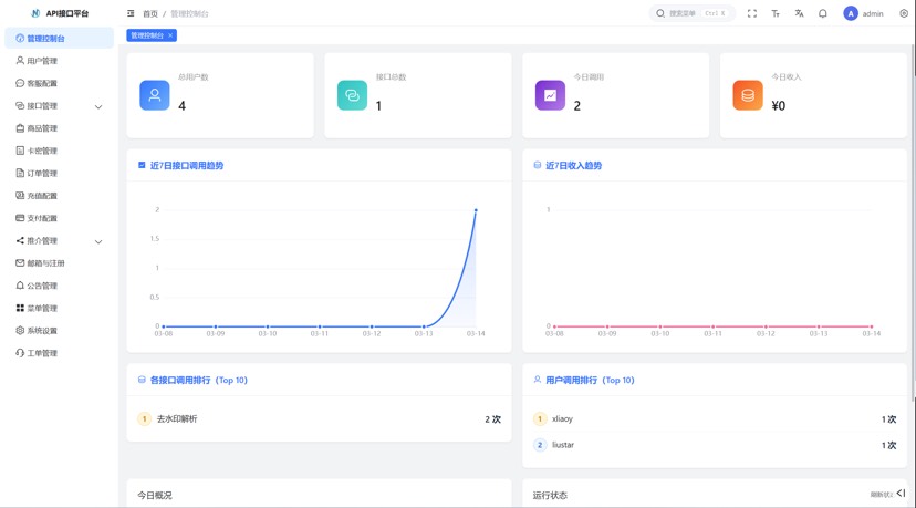 最新楠枫解析计费系统源码 Java+Vue版本
