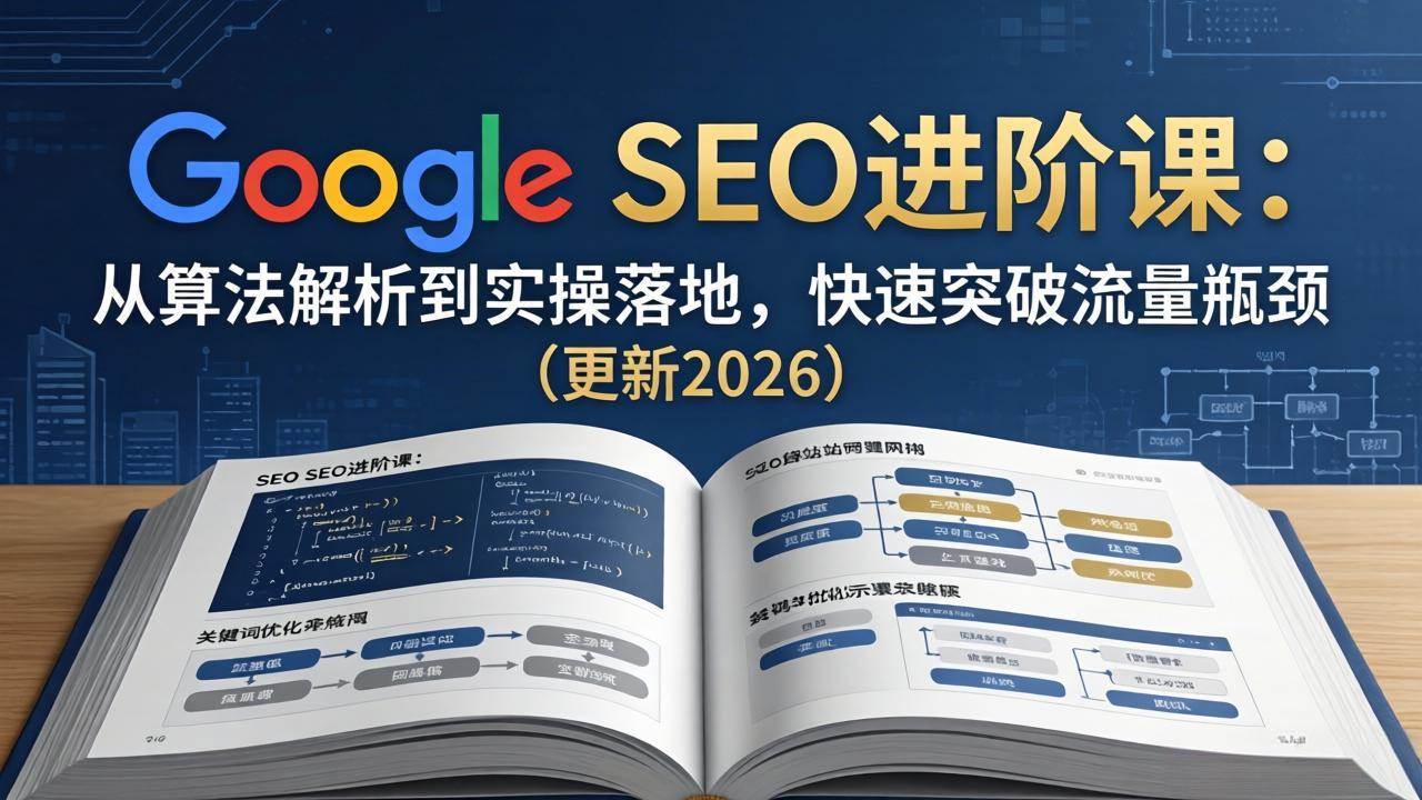 （18048期）Google SEO进阶课：从算法解析到实操落地，快速突破流量瓶颈（更新2026）-想要创业