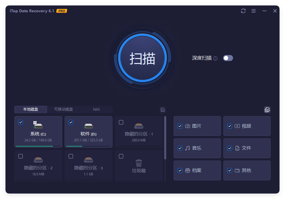 iTop Data Recovery Pro v6.1.0.936便携版-想要创业