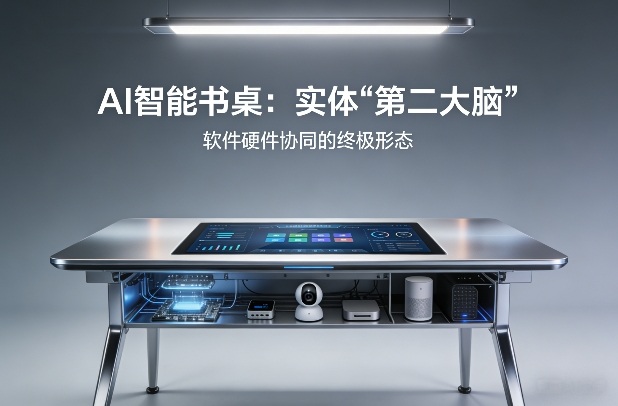 AI智能书桌搭建，构建你的实体“第二大脑”，软件硬件协同的终极形态-想要创业