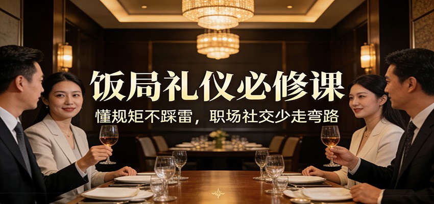 公众号收费文章:《饭局礼仪必修课:懂规矩不踩雷,职场社交少走弯路》-想要创业