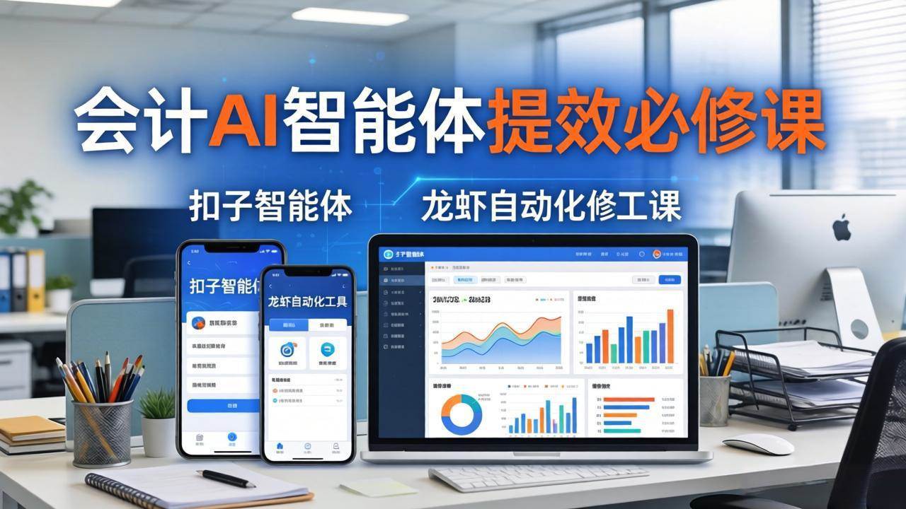 （18151期）财务会计AI智能体提效必修课：扣子智能体+龙虾自动化+报表分析，一站式提升财务工作效率-想要创业