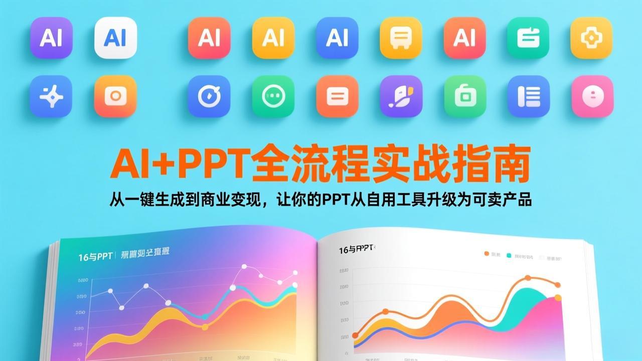 AI+PPT全流程实战指南：从一键生成到商业变现，让你的PPT从自用工具升级为可卖产品-想要创业