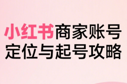 大晴老师·小红书电商全链路实战从定位到爆单(更新9月)-想要创业
