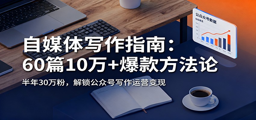 自媒体写作指南：60篇10万+爆款方法论，半年30万粉，解锁公众号写作运营变现-想要创业