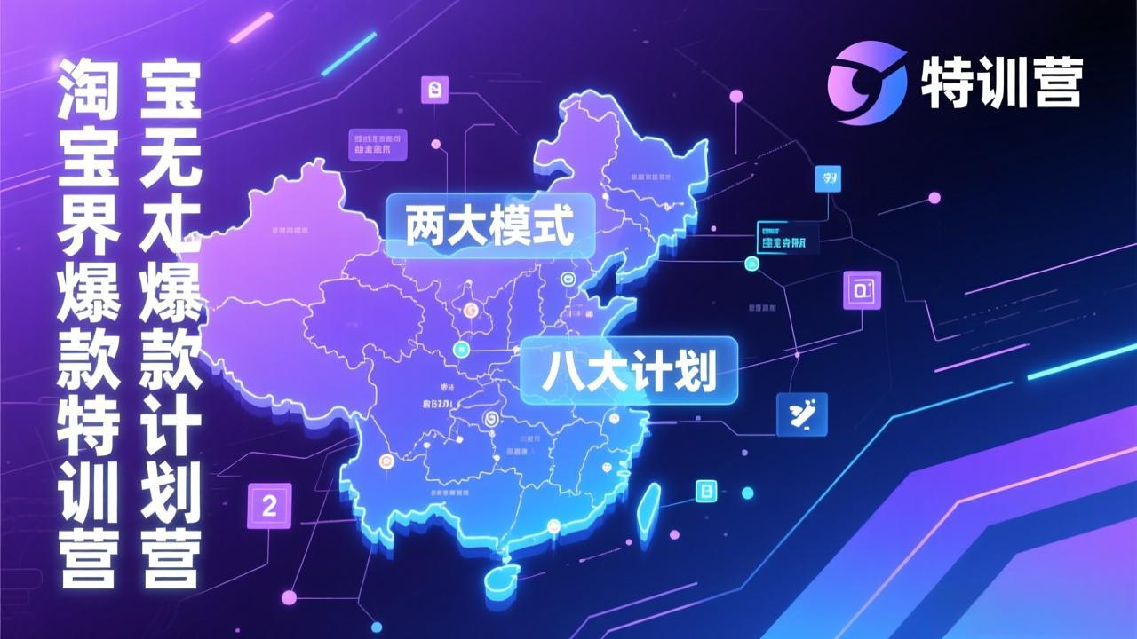 淘宝无界爆款训练营：2026年1月杭州线下高端集训课，3天构建两大模式八大计划体系-想要创业