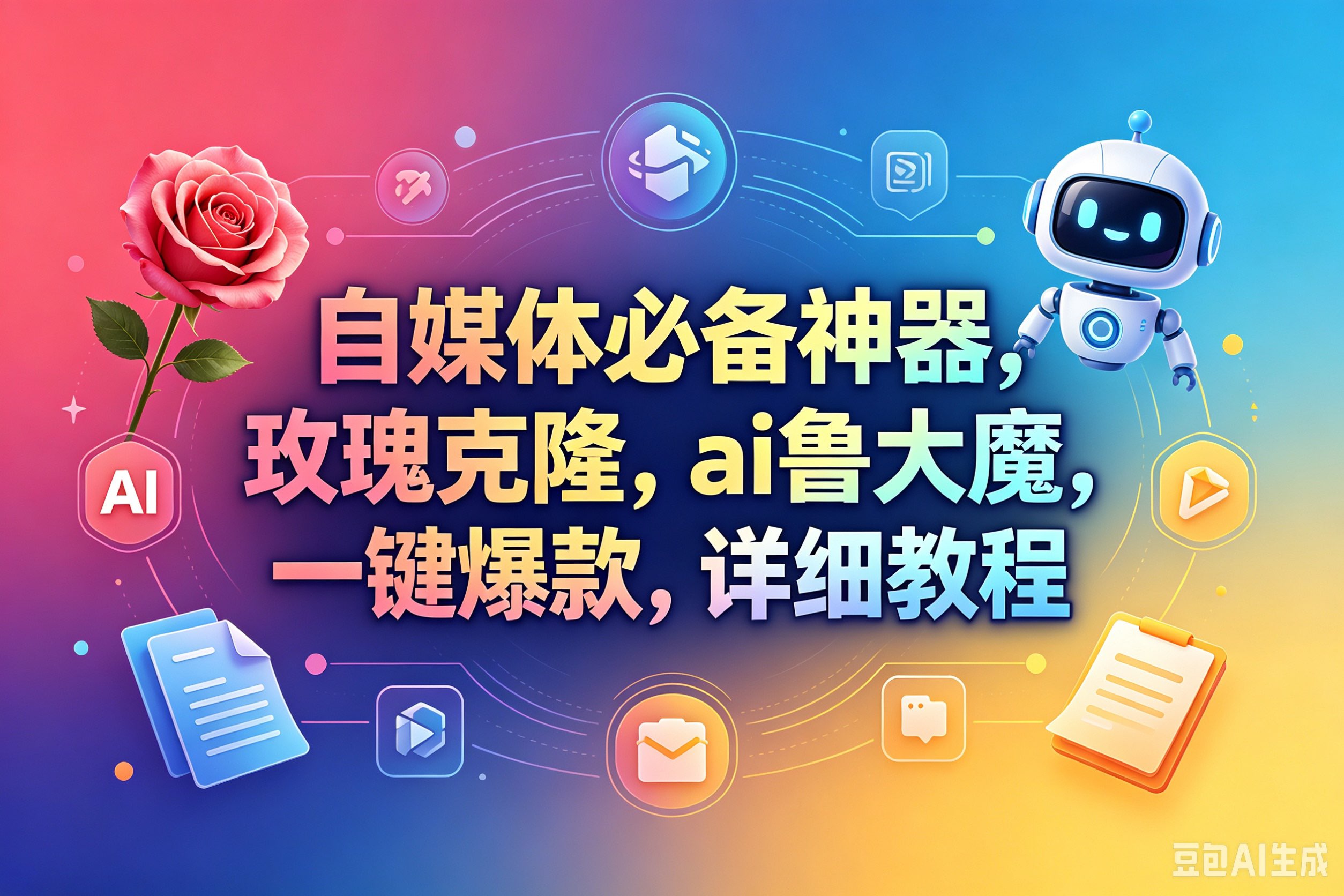 （18292期）玫瑰克隆神器，一键爆款工具，自媒体必备，60多个功能的教程-想要创业