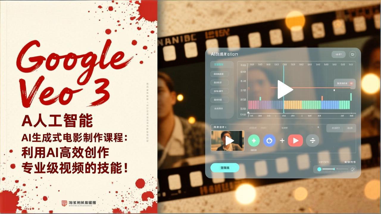 Google Veo 3人工智能AI生成式电影制作课程：利用AI高效创作专业级视频的技能！-想要创业