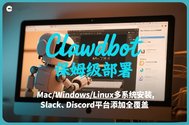 Clawdbot保姆级部署，从入门介绍、Mac/Windows/Linux多系统安装，到Slack、Discord平台添加全覆盖-想要创业